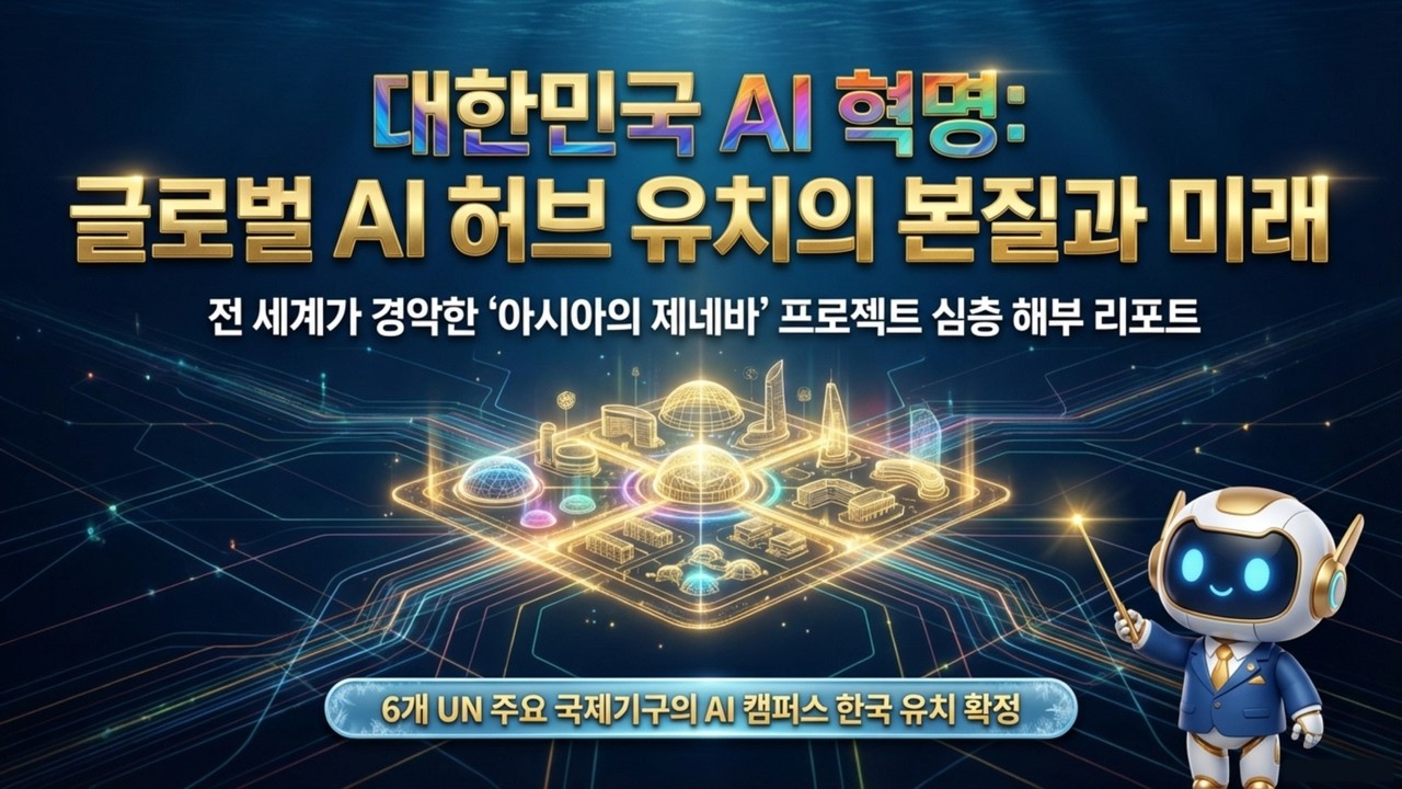 ⁣[글로벌 AI 허브] 6개 UN AI 캠퍼스가 한국을 택한 이유 | 아시아의 제네바가 된 대한민국: 제3의 AI 블록 형성과 대한민국의 미래