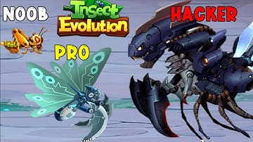 NOOB vs PRO vs HACKER ~ Insect Evolution Part 11 GamePlay All Levels