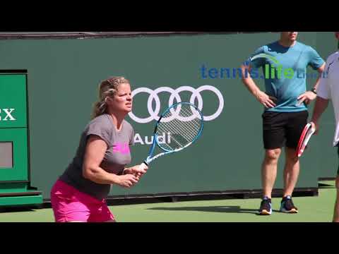 Clijsters returns to the desert