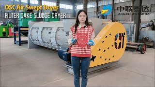 OSC Air Swept Dryer Filter Cake Sludge Dryer