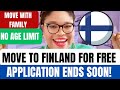 Move to finland for free  step by step process  finland is open now  move with family