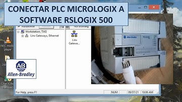 Conectar PLC Micrologix y SLC500 a software RSLogix 500 (Hacer respaldo de programa en PLC)