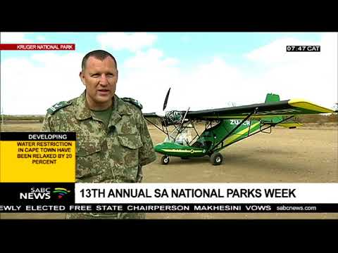 A light patrol aircraft to assist with the anti-poaching work