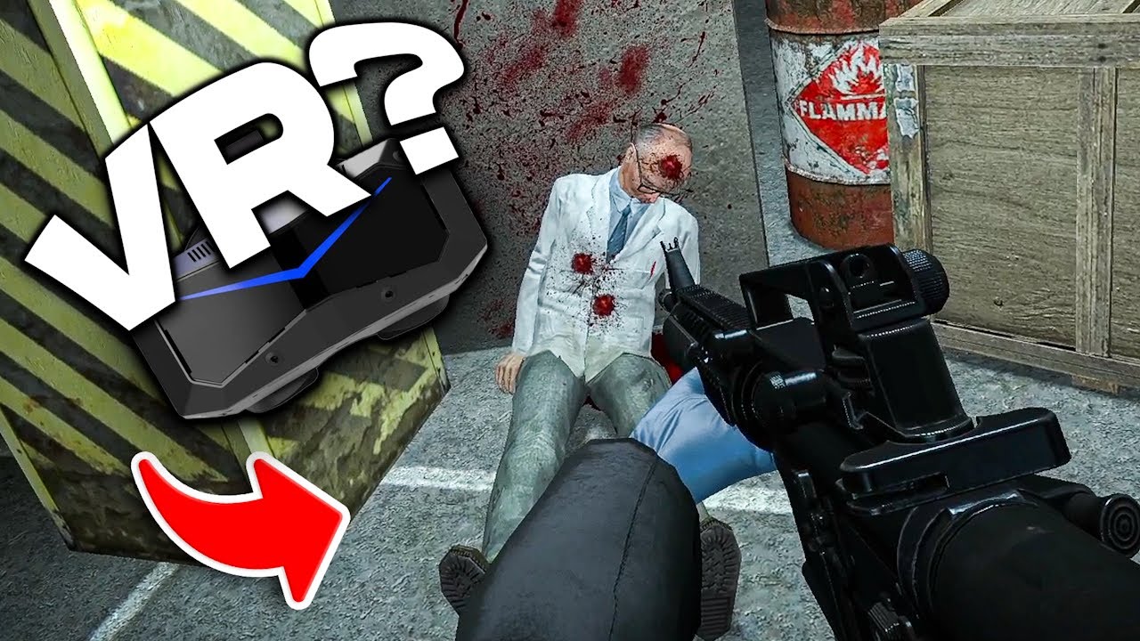 Я создал GMod Realism в VR.. (Pimax Crystal Super)