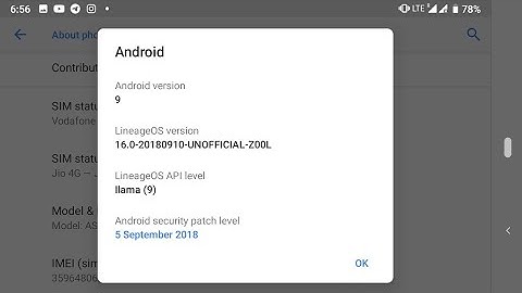 Android 9.0 (pie) on Asus zenfone 2 laser (ZOOL) ze550kl (Los 16)
