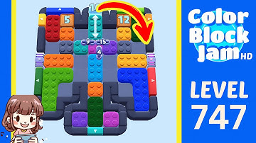 Color Block Jam Level 747 Solution Walkthrough