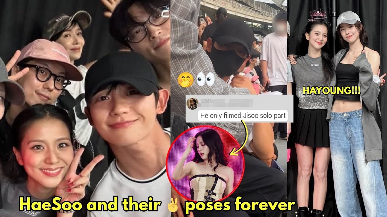 Someone said Jung Haein ONLY recorded Jisoo solo part at BLACKPINK concert, and did the head bump!?