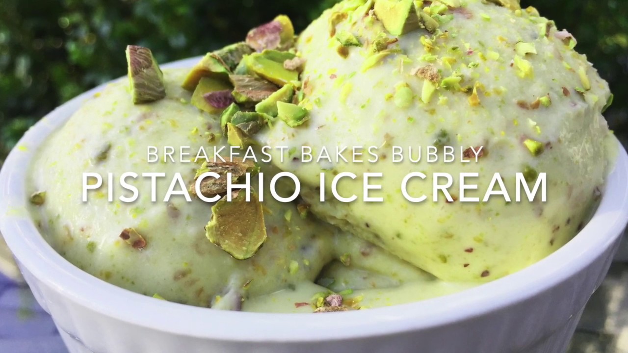 Pistachio Ice Cream YouTube