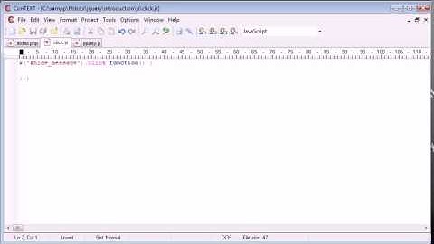 jQuery Tutorial   31   Click