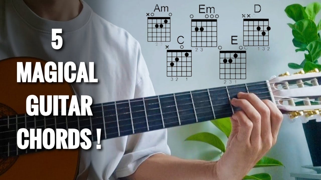5 Simple Guitar Chords Every Beginner Should Learn Today ! - YouTube
