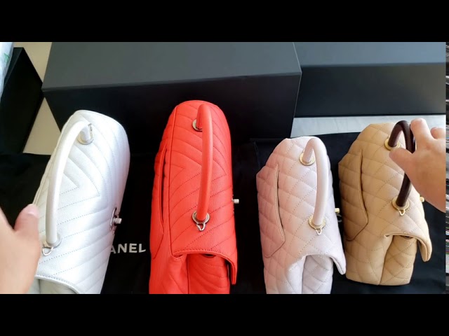 Chanel 2021 Unboxing - 21P Pink Flap Bag vs 20A Pink Coco Handle 