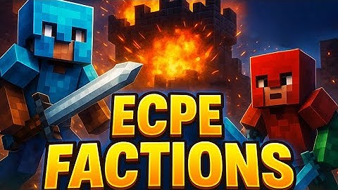 BEST NEW FACTION SERVER ON BEDROCK 1.21.8 [ECPE Factions]