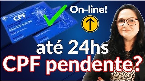 [CPF PENDENTE de Regularização] Como regularizar seu CPF com pendências? Rápido e Online!