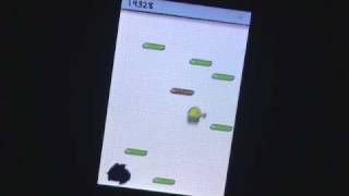 Doodle Jump iPhone Gameplay Video Review - AppSpy.com screenshot 5