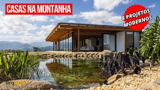 Casas na Montanha: 8 Projetos Modernos para Inspirar Você!