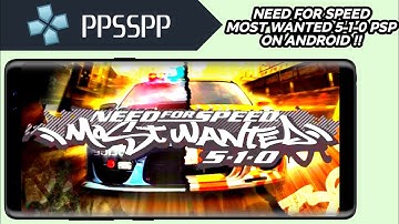 Need for Speed Most Wanted 5-1-0 Android Gameplay - PSP Emulator (PPSSPP) HD 1080P - AYN ODIN 2