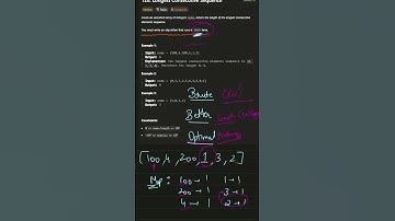 Can You Find the Longest Consecutive Sequence? 🧠💻 #Shorts #Leetcode #DSA  #Algorithms #programming