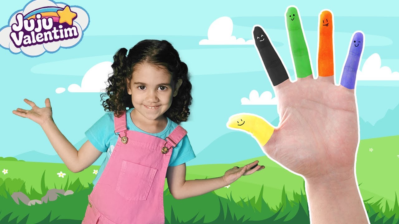 Dedos Coloridos - Música Infantil por Juju Valentim