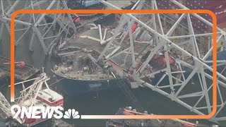 Cargo ship that caused Baltimore bridge collapse to be moved