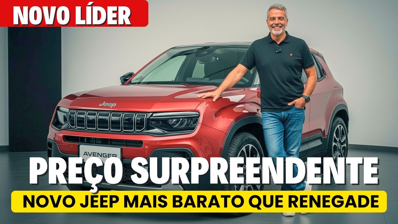 🚙💰 JEEP AVENGER 2026 PREÇO REVELADO: NOVO SUV DA JEEP CHEGA BARATO AO BRASIL 😱🇧🇷