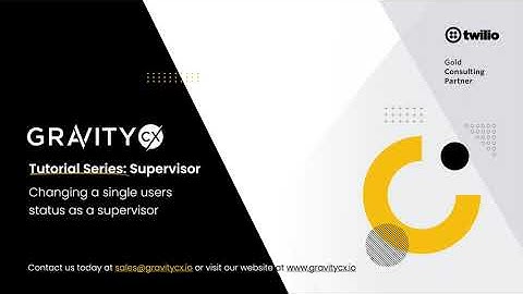 How to change a single user agent status as a supervisor?