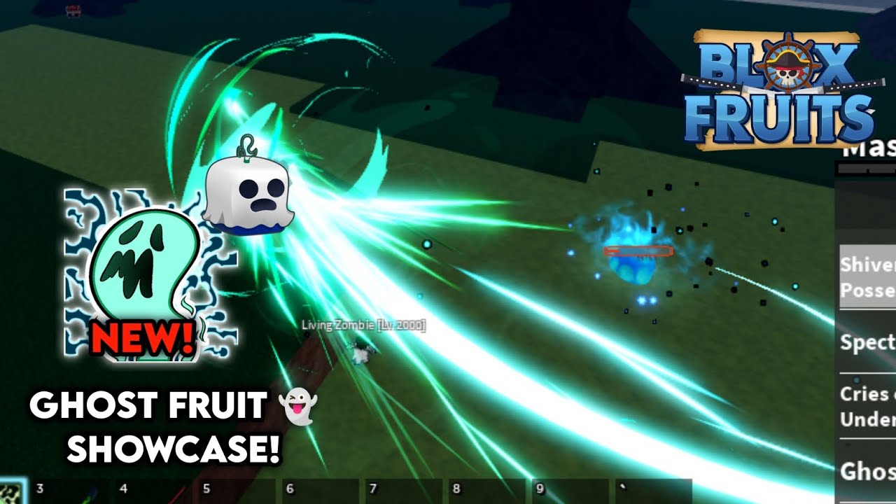 NEW GHOST FRUIT SHOWCASE! 👻 Roblox Blox Fruits - BiliBili