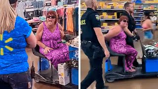 Karen Messes With Walmart Employee Then Gets Arrested..