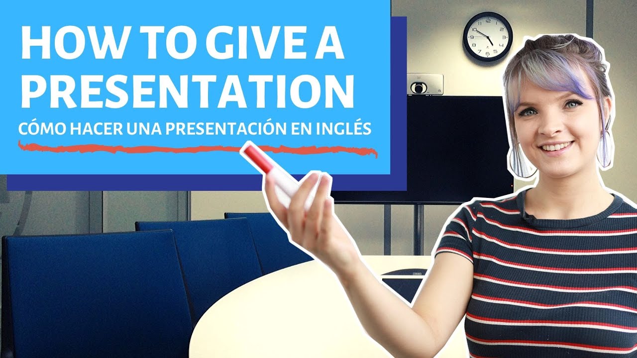 make a presentation in english