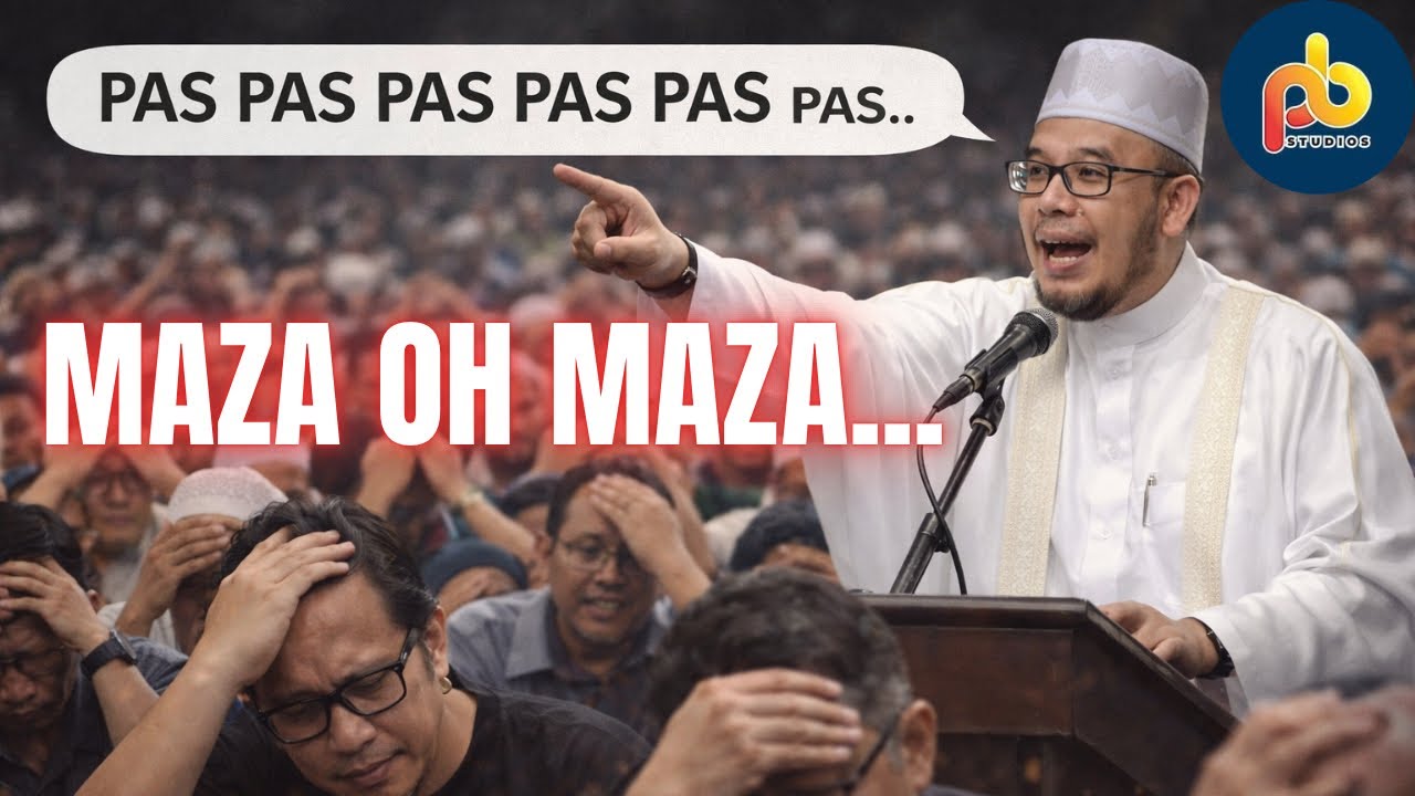 Dr Maza, tak salah anda nak kritik Pas dan sembang politik, tapi tengok kiri kanan dulu..Malu nanti!
