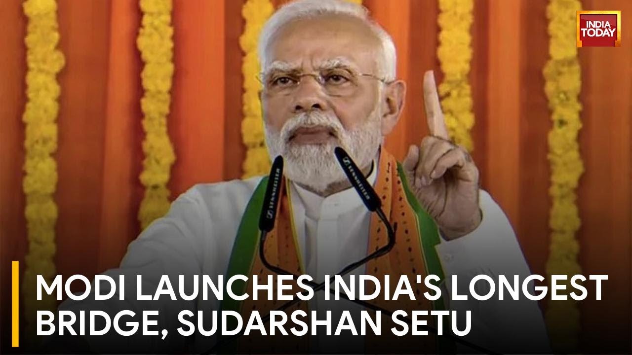 PM Modi To Inaugurate India's Longest Bridge & Unveil Development Projects | Pm Modi In Gujarat