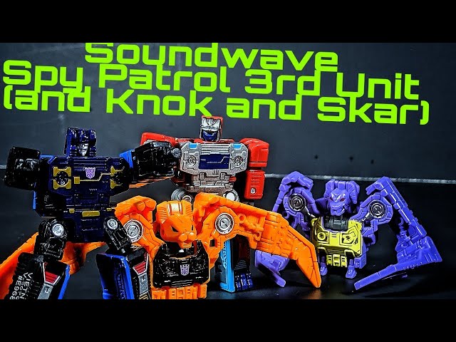 Transformers || Generations Select - WFC-GS10 Soundwave Spy Patrol