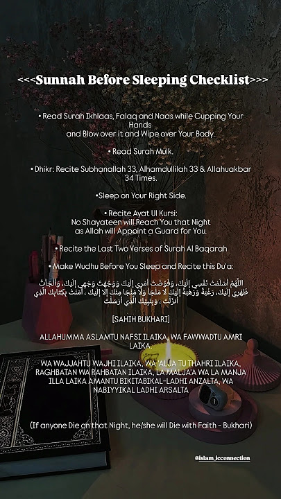 Rutinitas Malam📖 #islamicconnection #reminder #shorts #youtube #subscribe #fyp #trending #viral #dzikir