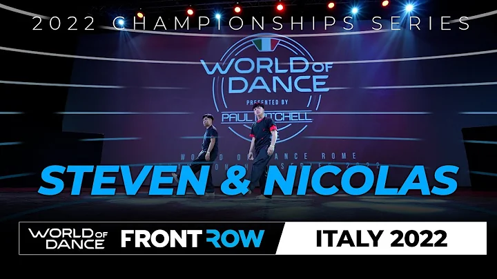 Steven & Nicolas | FrontRow | World of Dance Rome ...