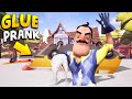 Filling The Neighbor’s House ENTIRELY WITH GLUE!!! | Hello Neighbor Gameplay (Mods)