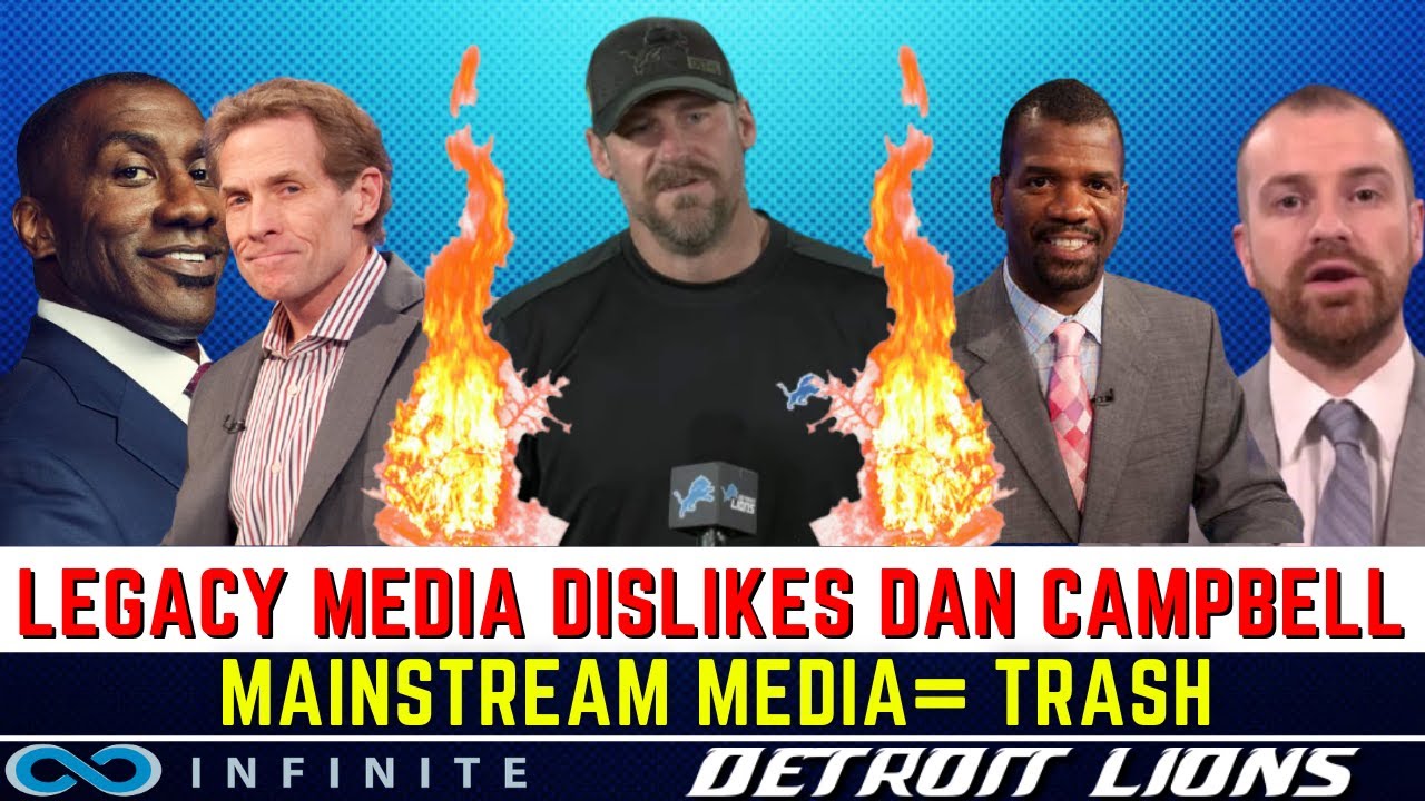 Mainstream Media Dislikes Detroit Lions Head Coach Dan Campbell & Detroit Lions | Lions Fan Rant Mainstream Media Dislikes Detroit Lions Head Coach Dan Campbell & Detroit Lions | Lions Fan Rant