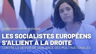 Les Socialistes Européens Sallient À La Droite Contre Le Devoir De Vigilance Des Multinationales