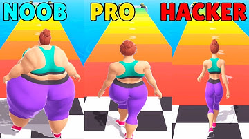NOOB vs PRO vs HACKER - Fat 2 Fit!