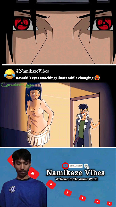 Kawaki saw Hinata's 🥵 #naruto #namikazevibes #shorts