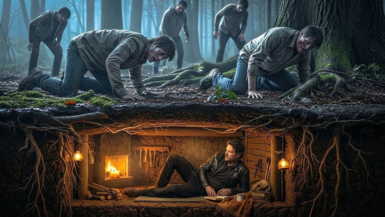 I Built a Secret Underground Bunker to Survive Zombies (ASMR)