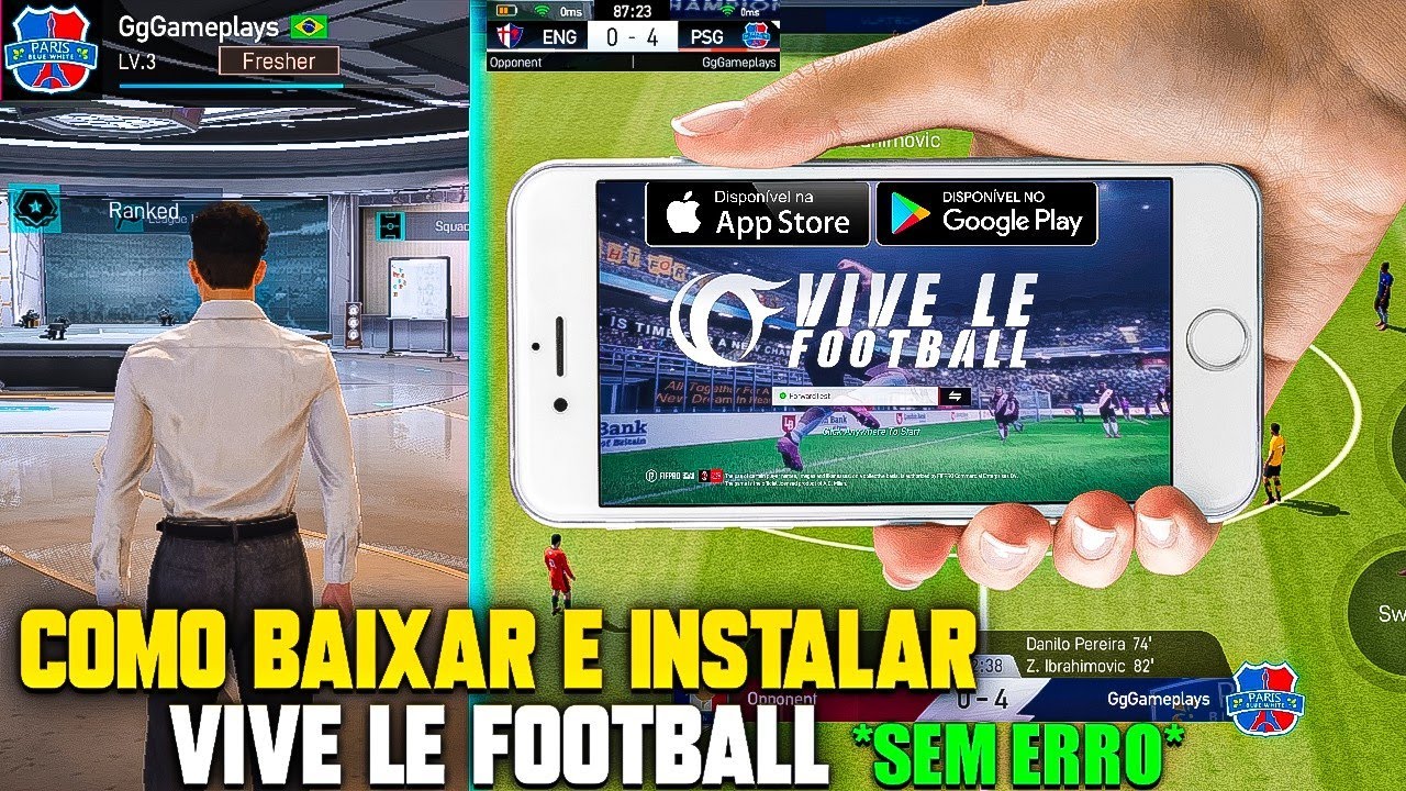 NOVO jogo GRÁTIS de FUTEBOL! Vive le Football 