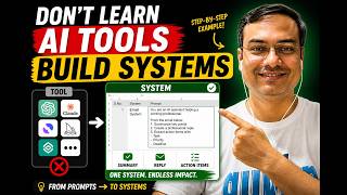 Don’t Learn AI Tools — Build Your First AI System (Step-by-Step)