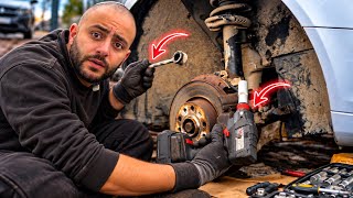 تصليح العفشة بالصاروخ! 😂 وإنقاذ خرطوم الهوا | Audi A3