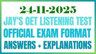 OET READING TEST  24.11.2025 #oet #oetexam #oetnursing #oetlisteningtest