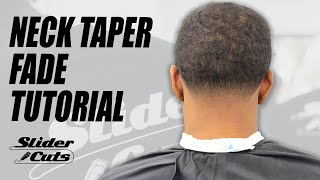 How to do a neck taper fade in 15 minutes
