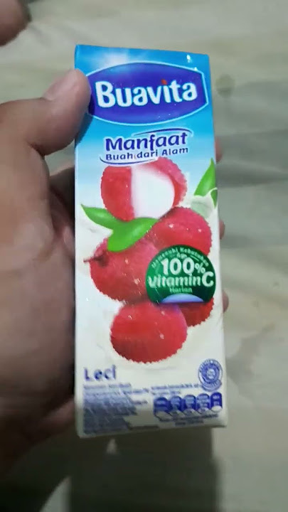 Best Drink Ever? - Trying Indonesia's Buavita Leci Drink #food #indonesia #shorts #funny #shorts