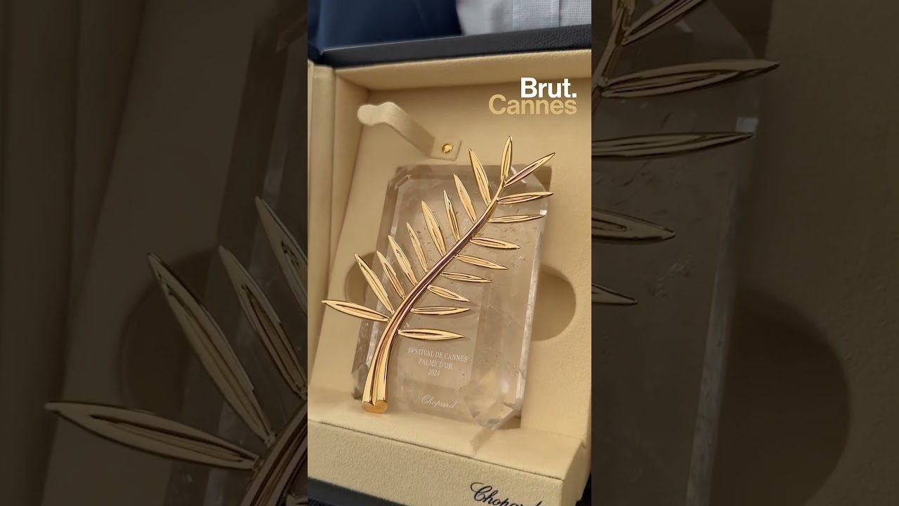 What the Palme d'Or, the highest prize for the best film at Cannes looks like this year.