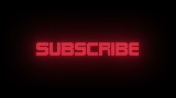 Luxury Black Screen Subscribe Button Animation for YouTube | No Copyright, Free to use, Royalty free