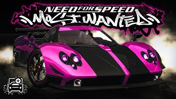 NFS Most Wanted | Pagani Zonda Cinque Extended Customization & Gameplay [1440p60]