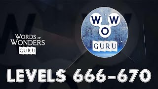 Words of Wonders: Guru Levels 666 - 670 Answers screenshot 5