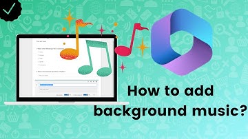 How to add background music to form created on Office.com?